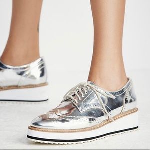 Free People Citadel Platform Loafers 39